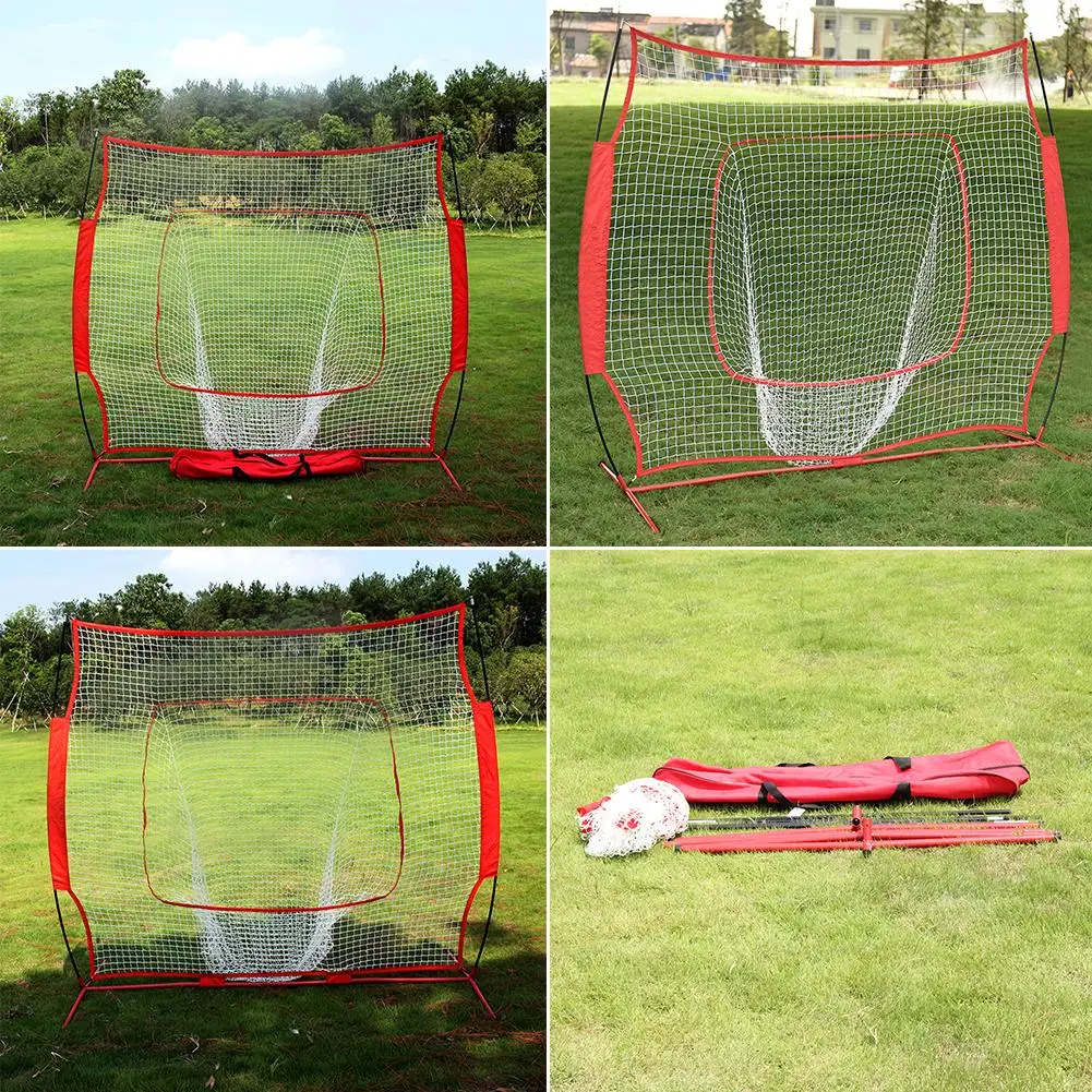 

Baseball Train Net Rack Rebound Goal Red Sleevelet