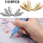 135 шт. Алмазная ручка для рисования, сменные насадки для ручки, экологически чистые насадки для ручки из сплава, быстрые Чехлы, инструмент для дизайна ногтей, насадки для ручки