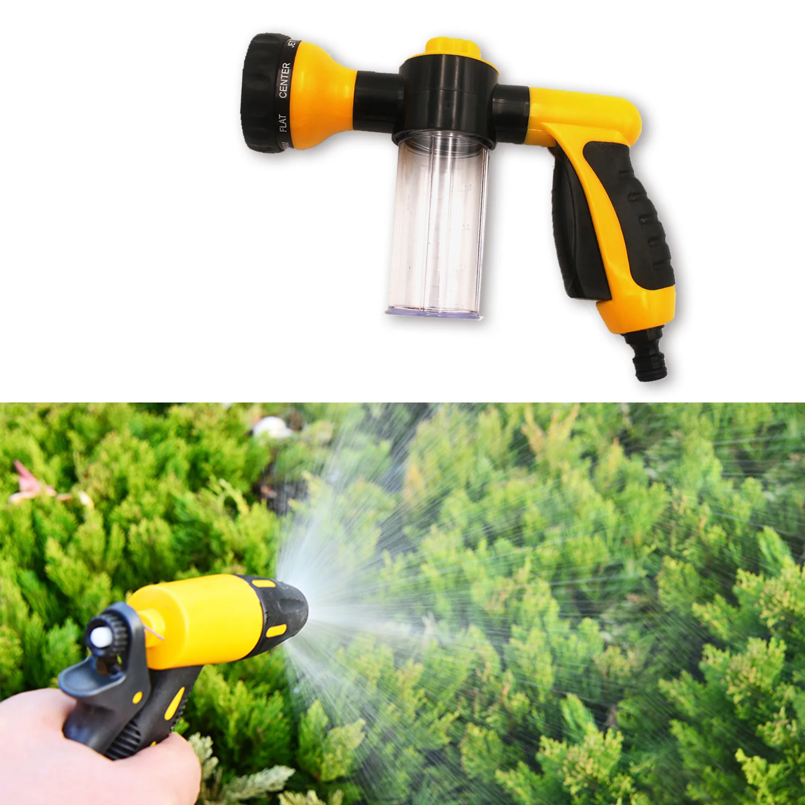 

Новинка 2021, инструмент для мытья 8 в 1, струйный пистолет-распылитель, дозатор мыла, садовый шланг для полива, инструмент для мытья автомобиля