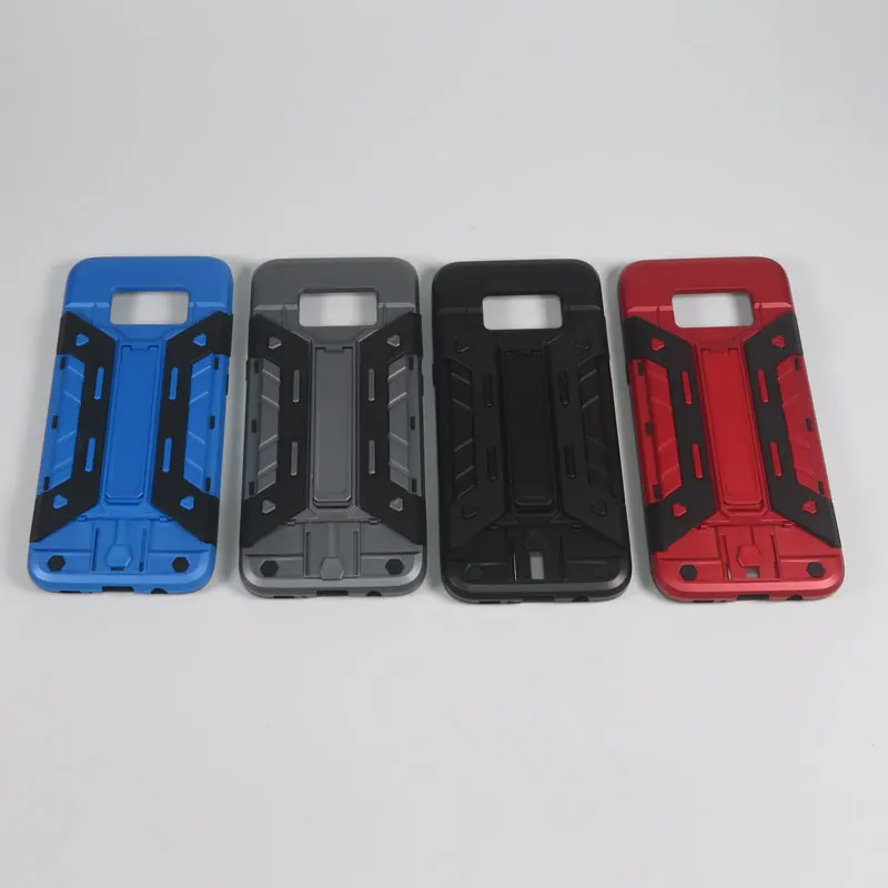 Бронированный защитный чехол для Samsung S8 противоударный мягкий накладка с