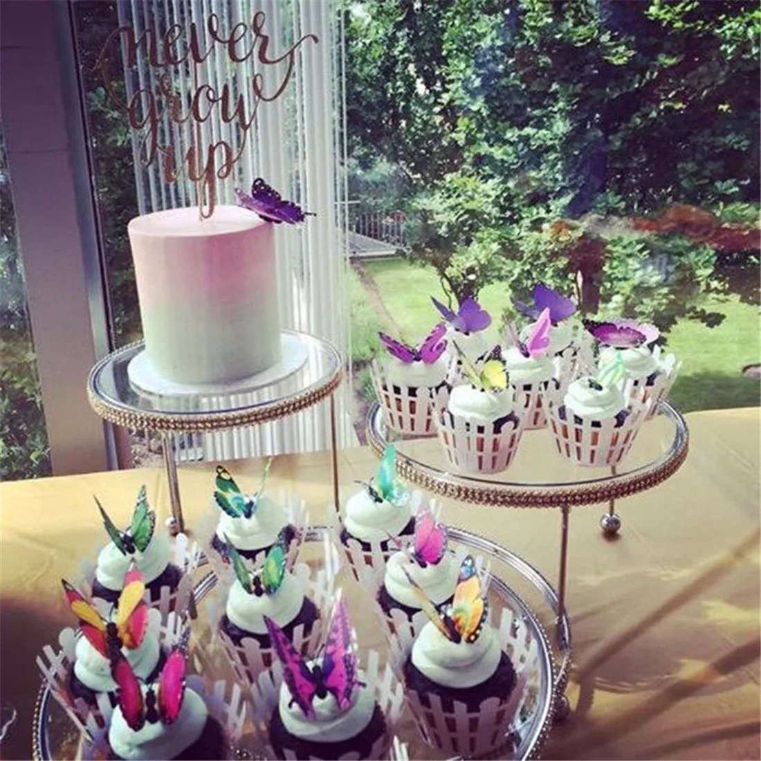 Красочная 3D Наклейка на стену с бабочками домашний декор бабочки для