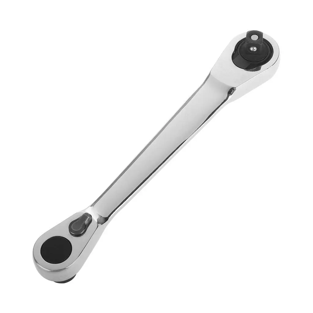 

Dual Head Square 72-Tooth Ratchet Driver Screwdriver Socket Wrench Hand Tools Chrome-Vanadium Steel Wrenches Surface Polishing