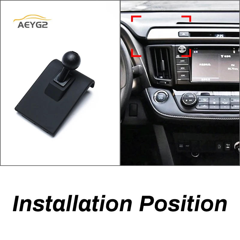 Автомобильный держатель Мобильный телефон для Toyota RAV4 2013 2014 2015 2016 2017 2018 с