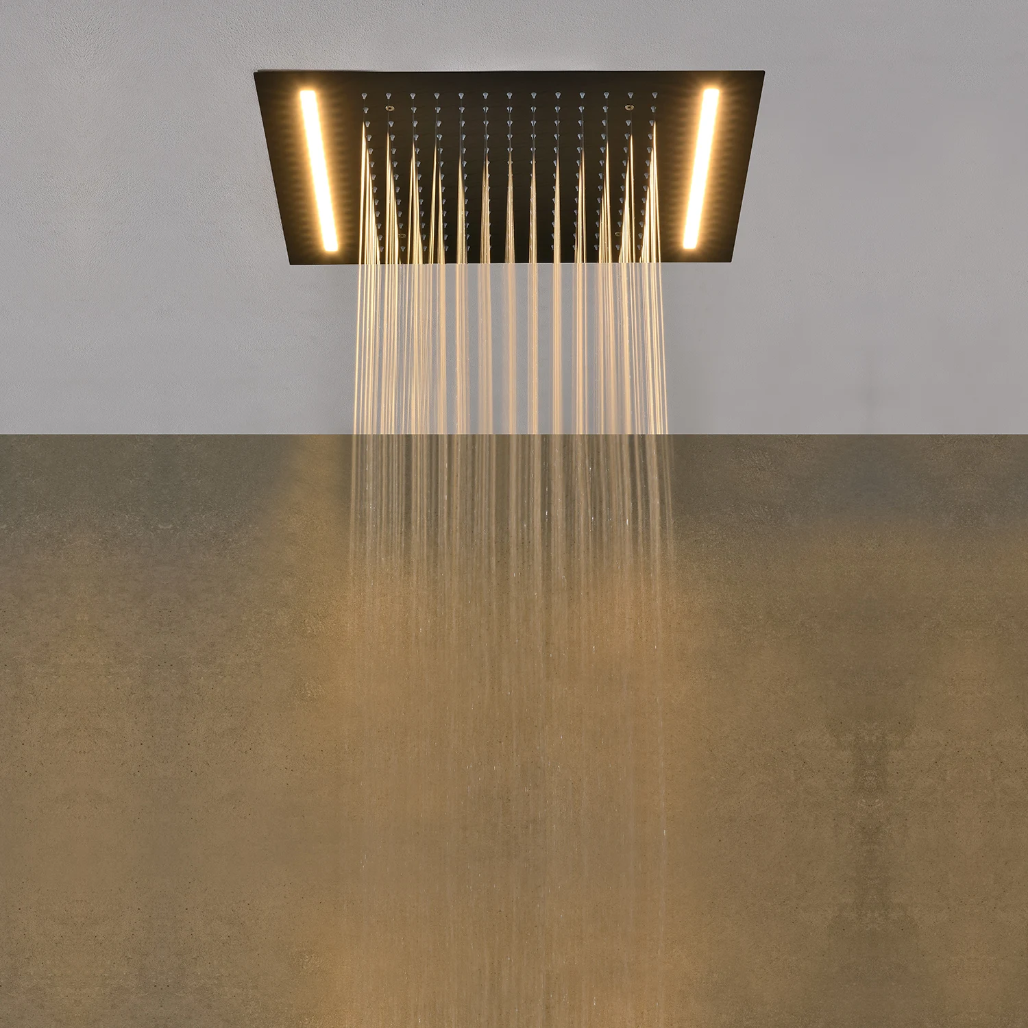 

360x500mm квадратная насадка для душа Concea светодиодный потолочный Электрический светодиодный душ Панель Аксессуары для ванной комнаты