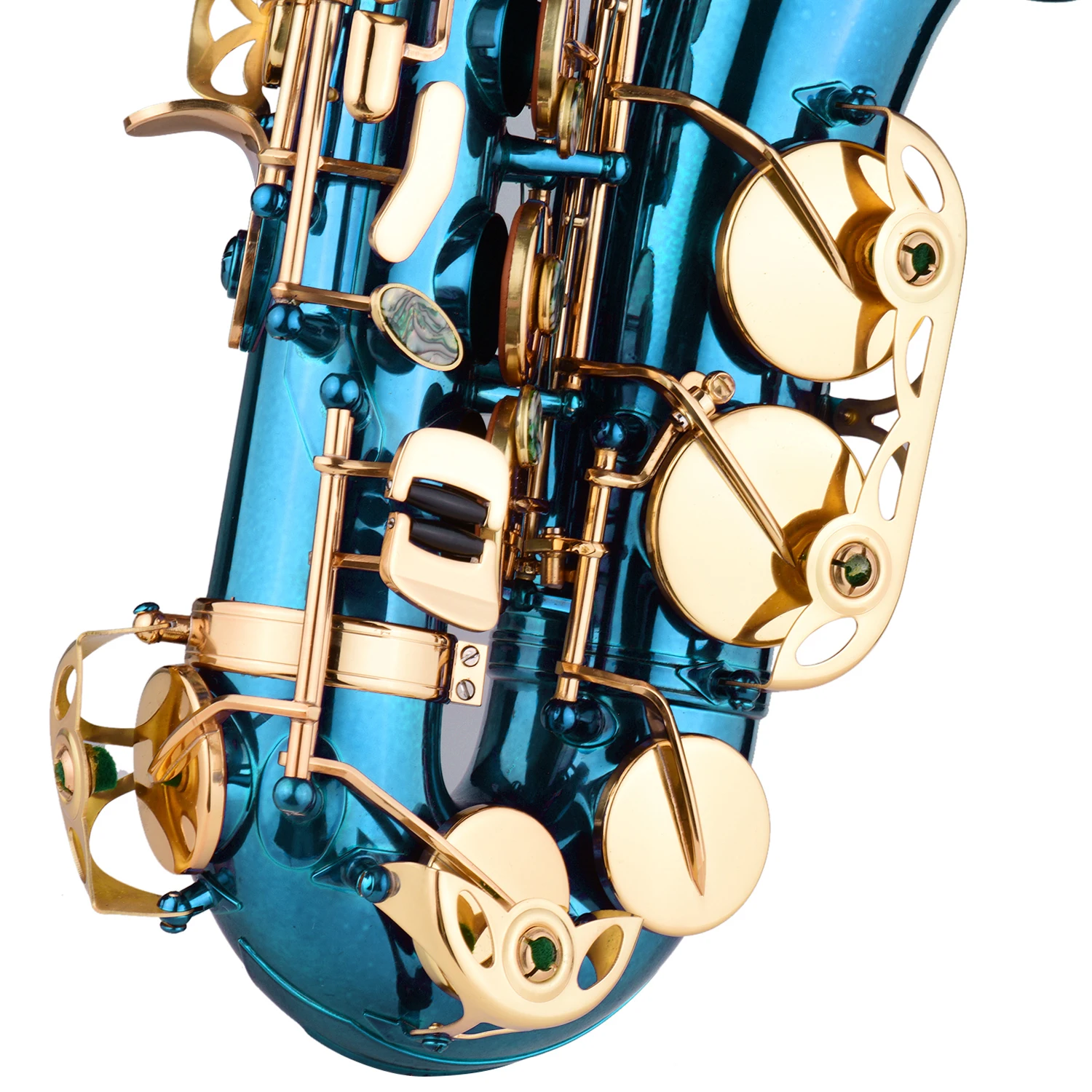 LADE латунь с гравировкой Eb e-плоский альт-саксофон альт саксофон ушка пуговицы