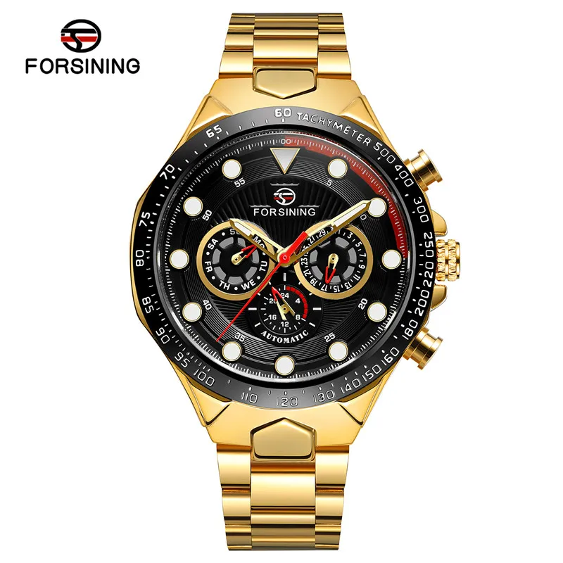 FS03001 without box FORSINING автоматические механические мужские наручные часы военные спортивные мужские часы лучший бренд роскошные стальные скелетные водонепроницаемые мужские часы 030 - Цвет: FS03001 without box