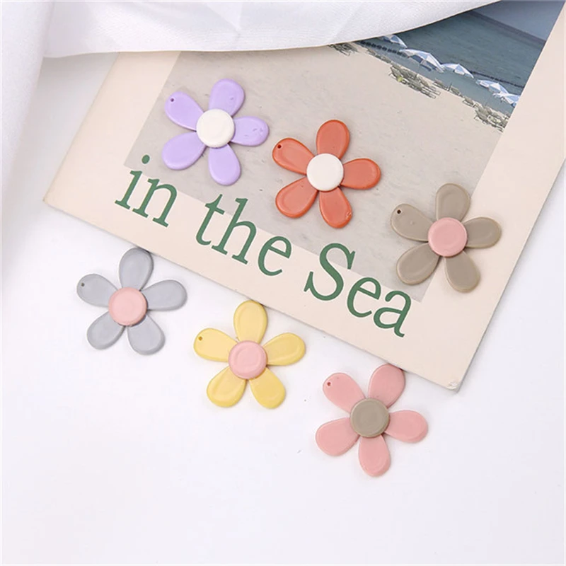 10 шт. корейские стильные милые серьги в виде цветка женские простые для женщин 2020