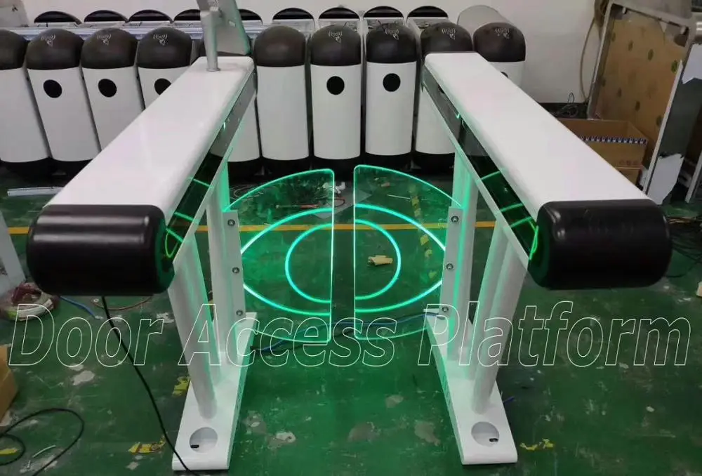 1 Order=4 pcs Kindergarten's Flap Turnstile Gate Small Kid's gate Student PandA looks RF Access Control lovely Wing Barrier kit |