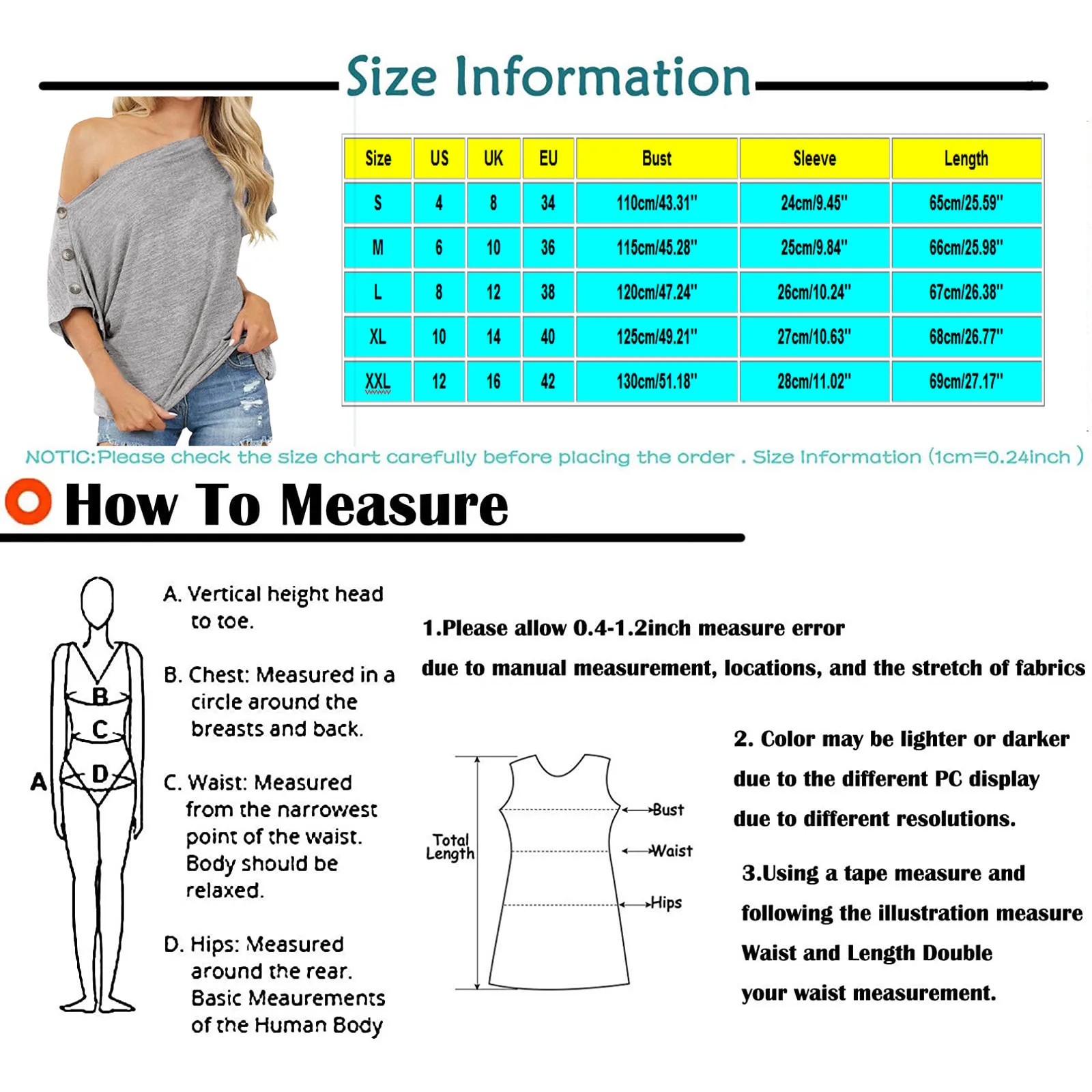 

40# Sexy Off Shoulder Blouse Women Summer Loose Solid Color Button Short-sleeved Shirt Elegant Casual Tunic Blouse Blouse