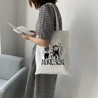 Сумки для покупок Maneskin Tote Bag аниме шоппер холст женская сумка для девочек дизайнерские сумки Ecobag шопперы с принтом