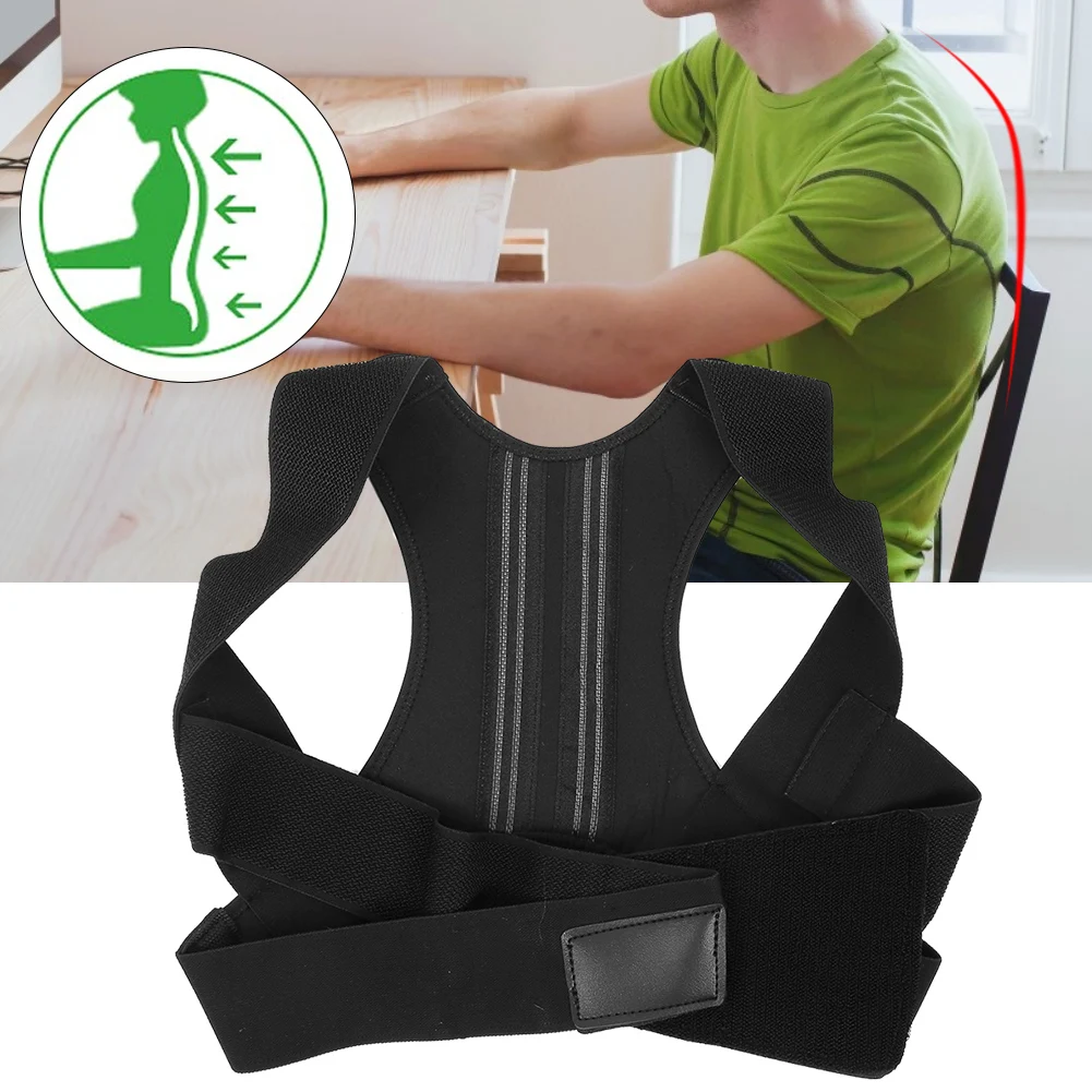 Коррекция регулируемая поддержка спины позвоночника корректор осанки бандаж