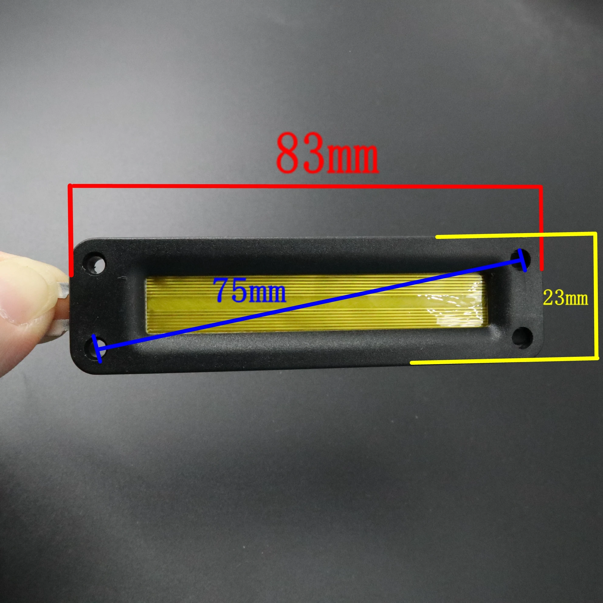 Суперпоясная Колонка прямоугольной формы с высоким громкоговорителем 23х83 мм