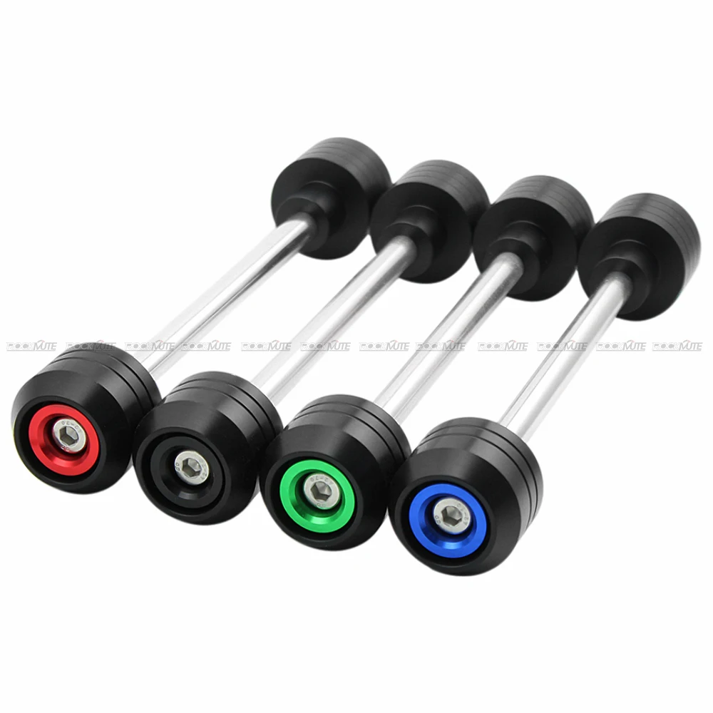 

For Kawasaki ZX-6R ZX6R 2017-2018 Motorcycle Front Wheel Axle Protector Fork Slider POM Swing Arm Crash Pad Guard