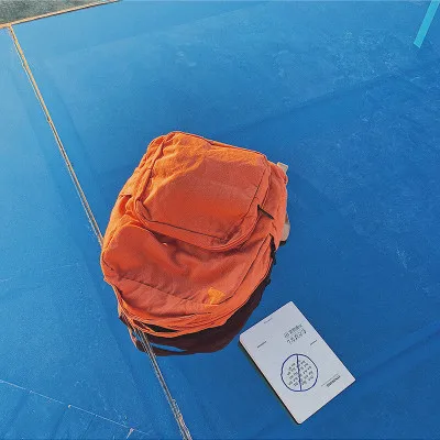 Orange Корейский рюкзак, простая холщовая дорожная сумка для женщин, модный универсальный Одноцветный рюкзак, Студенческая школьная сумка на молнии - Color: Orange