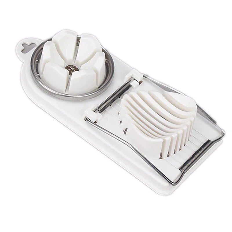 

Multifunction Cooking Tools 2in1 Cut Kitchen Egg Slicer Sectione Cutter Mold Flower Edges Gadgets Tools