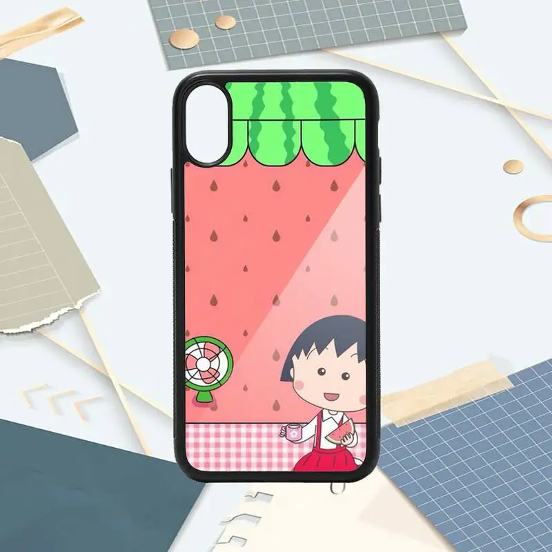 

Chibi Maruko Anime case for airpods Phone Case PC for iPhone 11 12 pro XS MAX 8 7 6 6S Plus X 5S SE 2020 XR