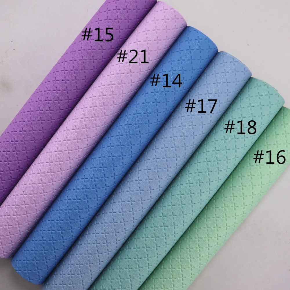 Тисненый поперечный синтетический лист A4 из искусственной кожи для сережек