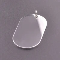 simplicity personality stainless steel charms for jewelry making pendant smooth diy necklace women men hip hop handmade 5pcslot
