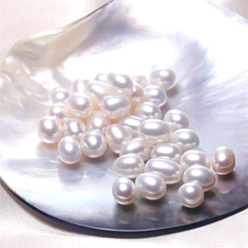 1 шт. натуральный пресноводный жемчуг класса ААА полупористый клейкий бусины в