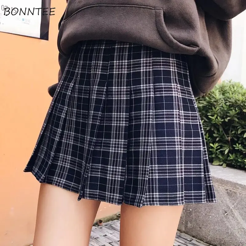 Юбка женская плиссированная с завышенной талией модная шикарная Милая