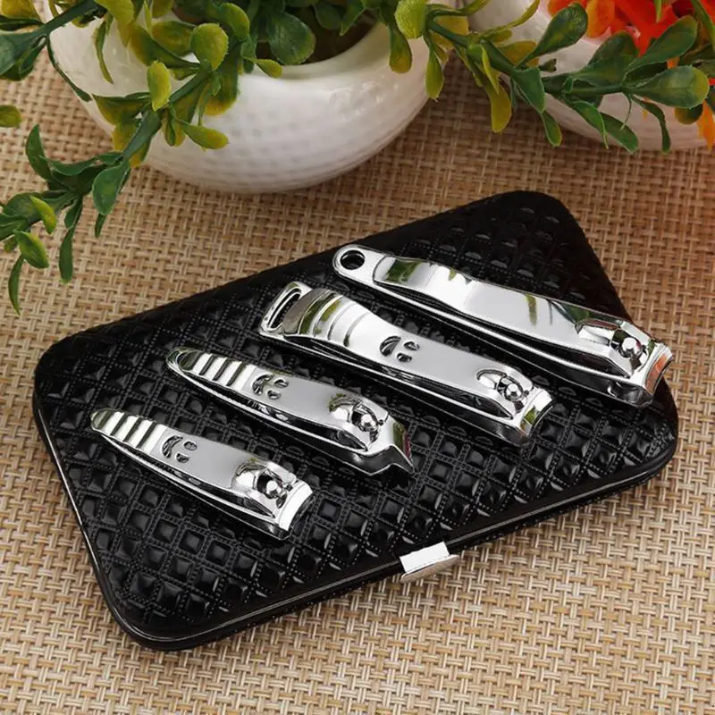 

Nail clippers 15/12Pcs Stainless Steel Nail Clippers Scissors Suit Set Kits Manicure Stainless steel black Scissors Suit