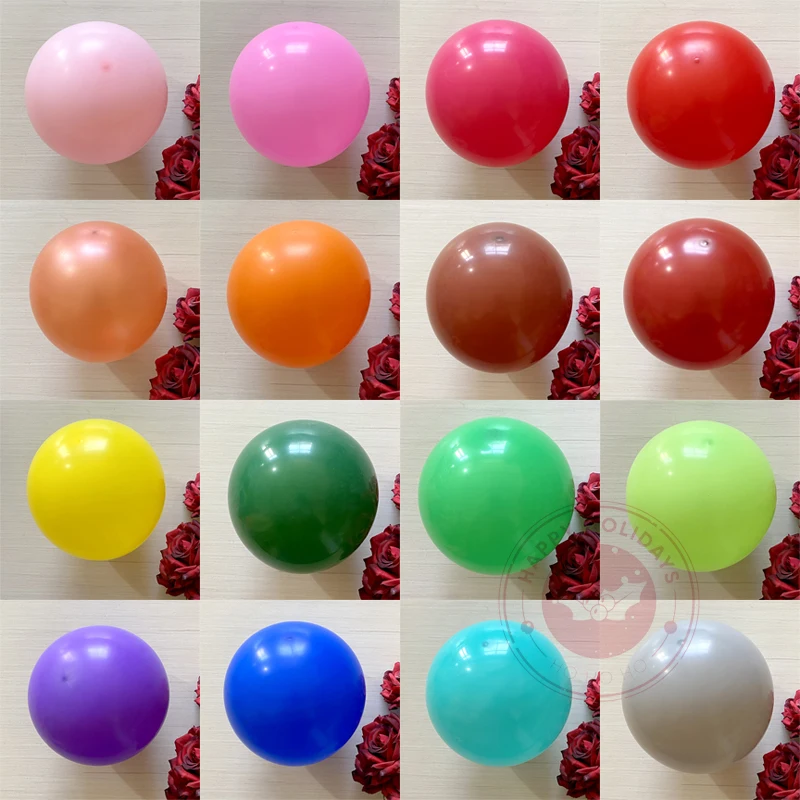 

50pcs 5/10/12inch Latex Balloons16 Colors Wedding Decorations Supply Birthday Party Decor Kids Toys Baby Shower Helium Globos