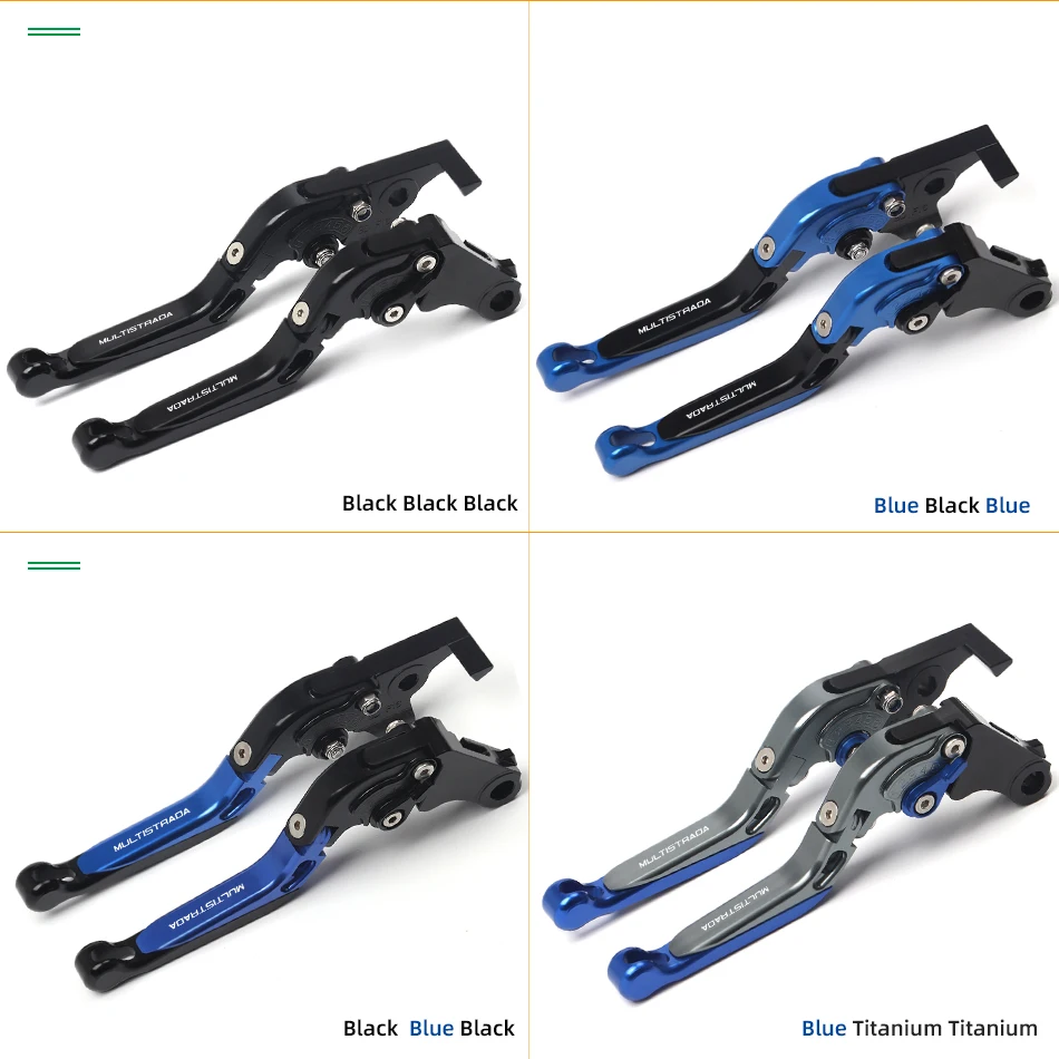 

For Ducati MULTISTRADA 1200/1260/S/GT 2010-2018 2017 2016 2015 2014 2013 2012 Motorcycle Folding Extendable Brake Clutch Levers