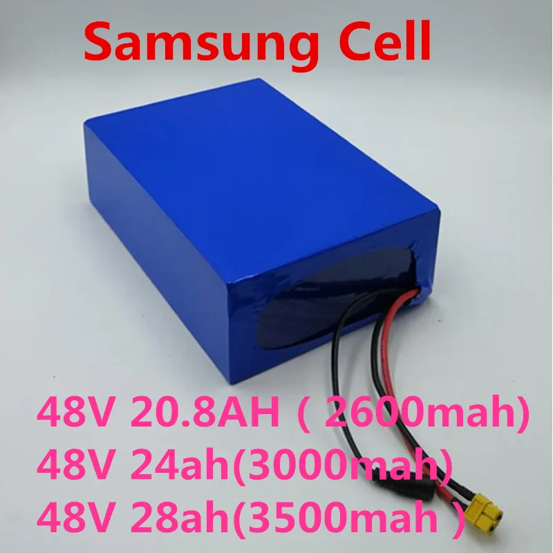 Аккумулятор для электровелосипеда Samsung 2000 Вт 48 В 20 А · ч 24 28 ч|Батарея