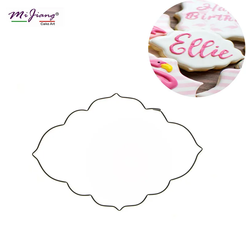 Mijiang Cookie Cutter Slicer Mirror Wish Frame Cake Decorating Tool Fondant Mold Baking Christmas DIY Kitchen Bakeware S7139 | Дом и сад