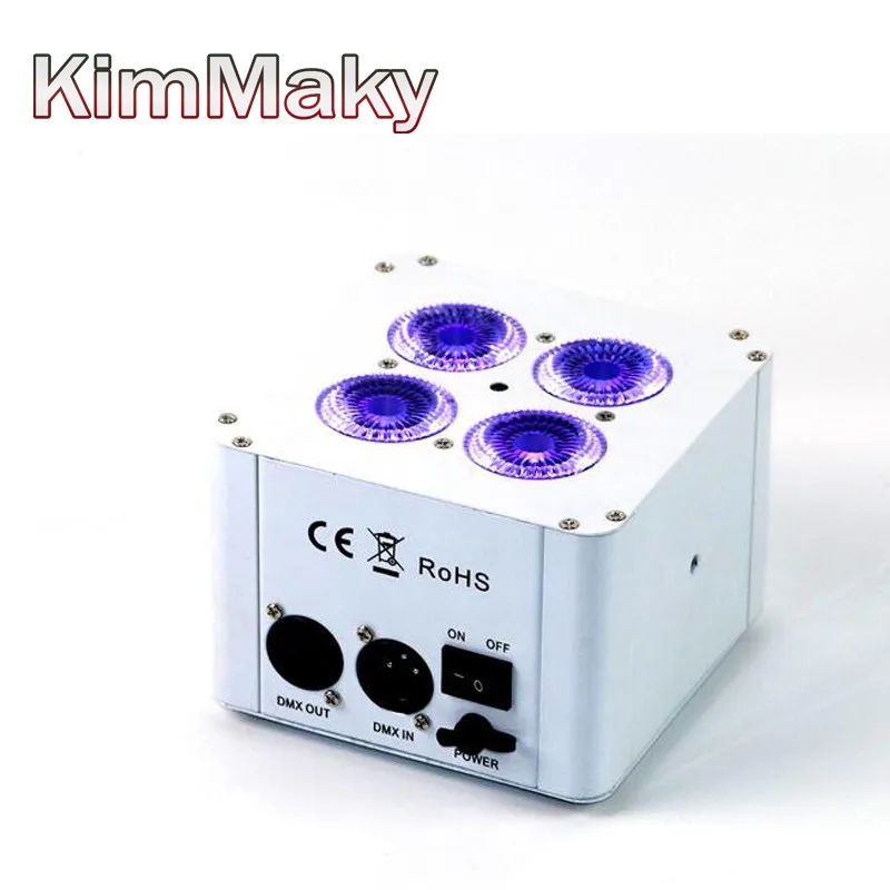 10 шт. + зарядный чехол светодиодный uplighting mini 4X18w Аккумулятор беспроводной с