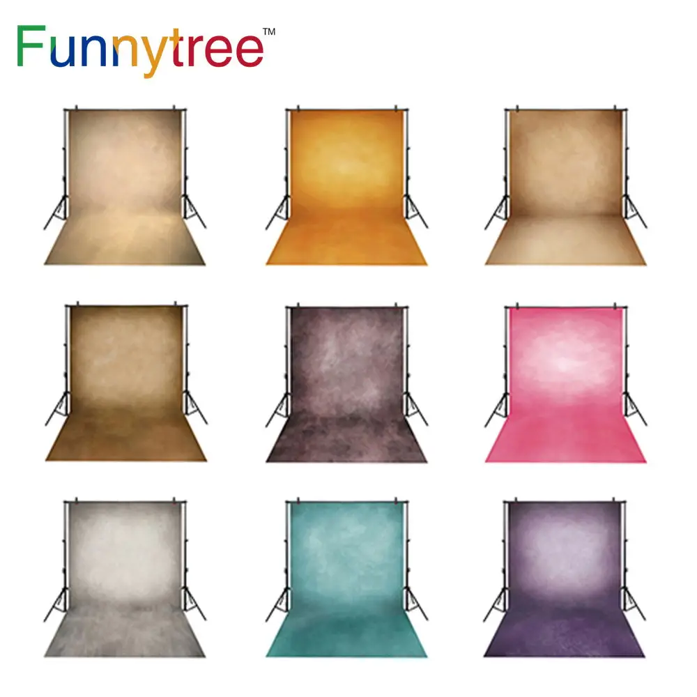 

Фон для фотостудии Funnytree, розовый, серый, зеленый, синий, коричневый фон для свадебной фотосессии