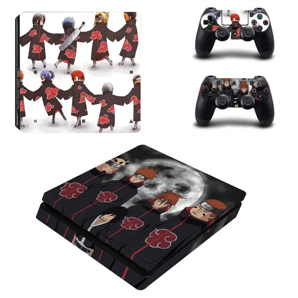 Наруто PS4 тонкая наклейка s PS 4 Play station Тонкая виниловая Pegatinas для playstation Slim консоль