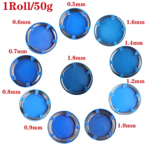 1 рулон стоматологических ортодонтиков проволока из нержавеющей стали стоматология арки зуб хирургические инструменты 0,5 мм-1,8 мм стоматологические лабораторные материалы