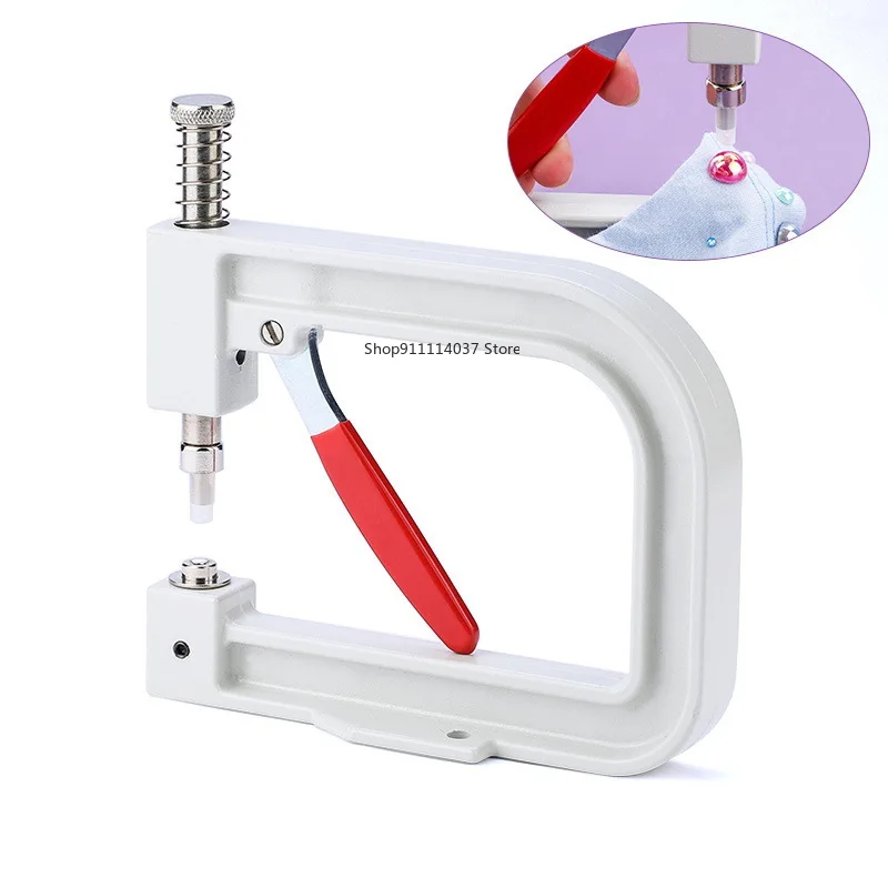 

All Sizes Manual Pearl Inlay Machine DIY Hand clothing Manual Pearl Cap Bead Rivet Craft Repair Knitting Lace Hat tool XJ18