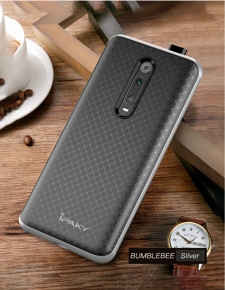 Для Red mi K20 Чехол IPAKY PC бампер силиконовый mi 9T мягкая задняя 2 в 1 Гибридный противоударный бронированный чехол для Xiao mi Red mi K20 Pro Чехол