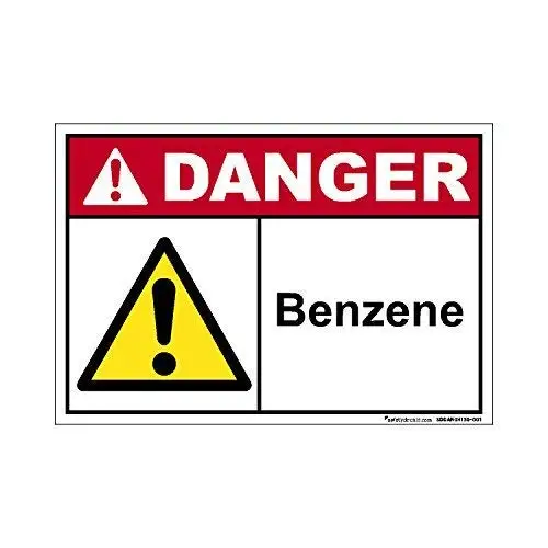 

High Intensity tin Sign 12X8 Danger Benzene,Electric Vehicles Only Sign,Vintage Look Wall Decor Metal Tin Sign Metal Decor Vinta
