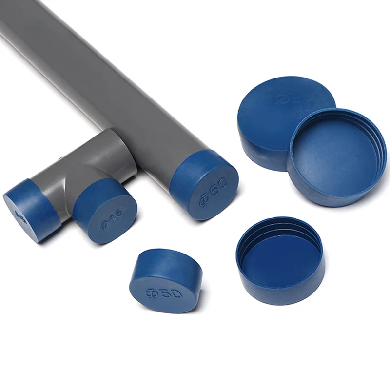 10 шт. пластиковая крышка для труб синяя трубка внешняя резьба пылезащитная