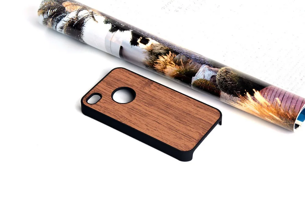 Чехол для iphone 4 4s funda деревянный бамбуковый узор Кожаный жесткий пластиковый классический винтажный Чехол для телефона для iphone 4s чехол