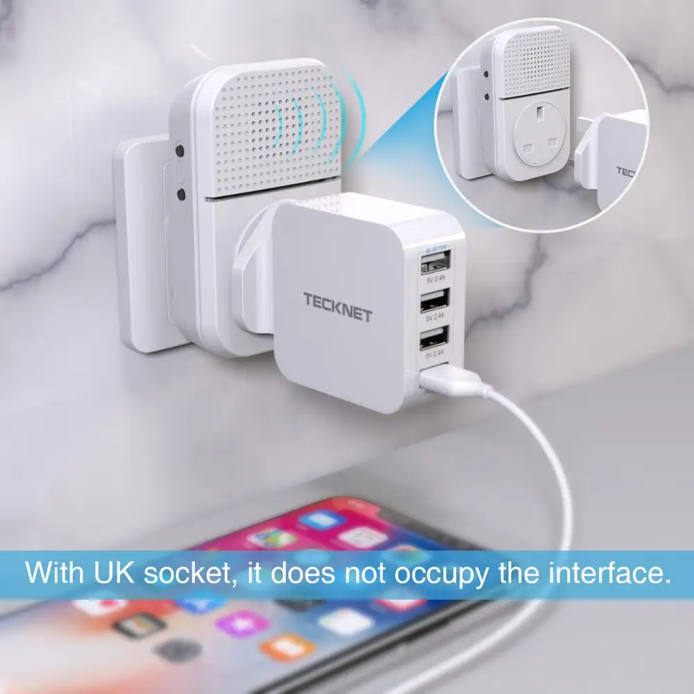 AC 220V домашний дверной звонок с автономным питанием беспроводной светодиодный