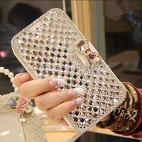 ultra diamond wallet phone cases for iphone 6s 6 7 8 plus xs max cover leather skin flip leather case for iphone xr x 11 pro max
