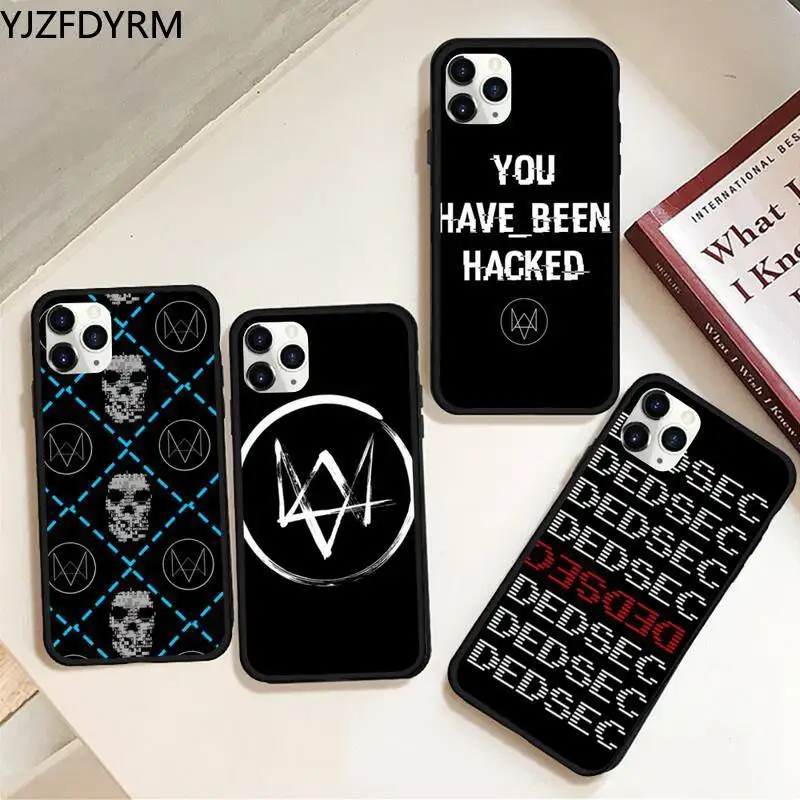 Чехол для телефона YJZFDYRM Watch Dogs 2 Deadsec резиновый чехол iPhone 11 pro XS MAX 8 7 6 6S Plus X 5S SE 2020
