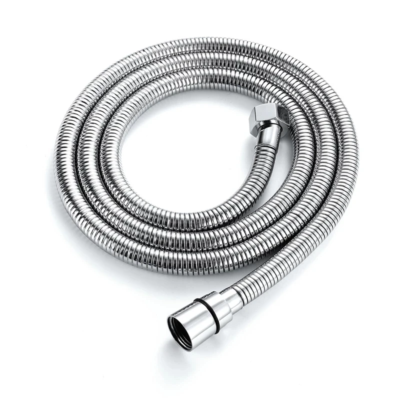 

Bathroom Plumbing Hose 1.5m Chrome-Plated Bath Products Bathroom Accessories 304 Stainless Steel Shower Flexible Tubing Hoses