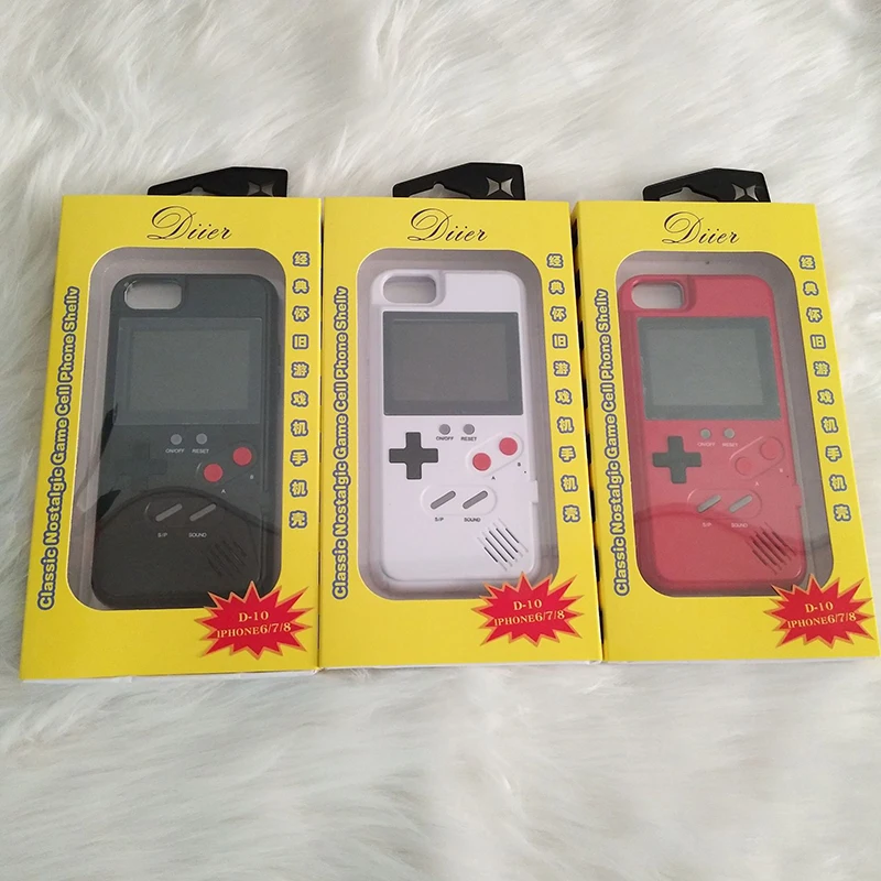 The new color screen mobile phone case Classic nostalgic It works on iPhone X XS Max XR 6S 6 7 8 Plus and other models |