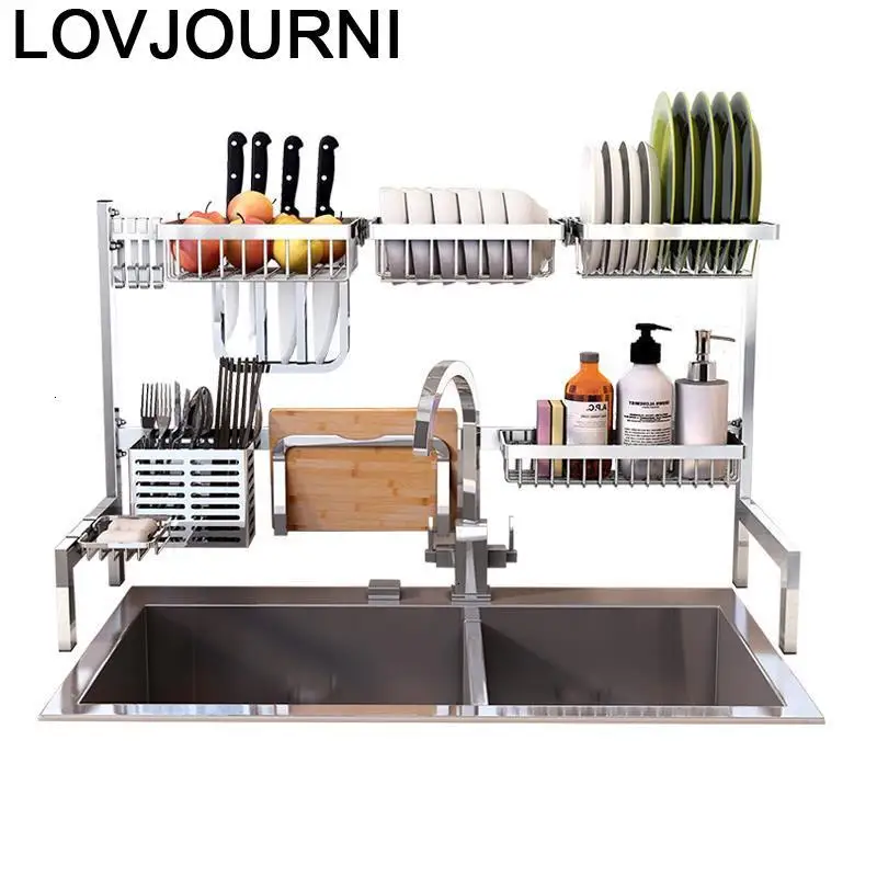 Аксессуары органайзер для сушки посуды из нержавеющей стали Organizador Cocina Cozinha