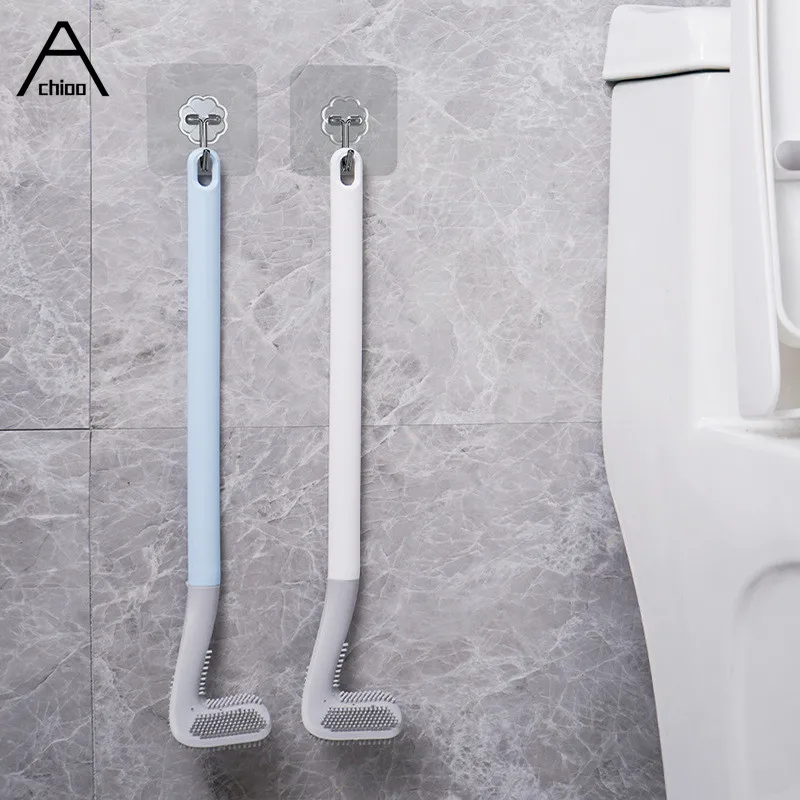 Креативная силиконовая щетка для гольфа Щетка Для Чистки унитаза настенная