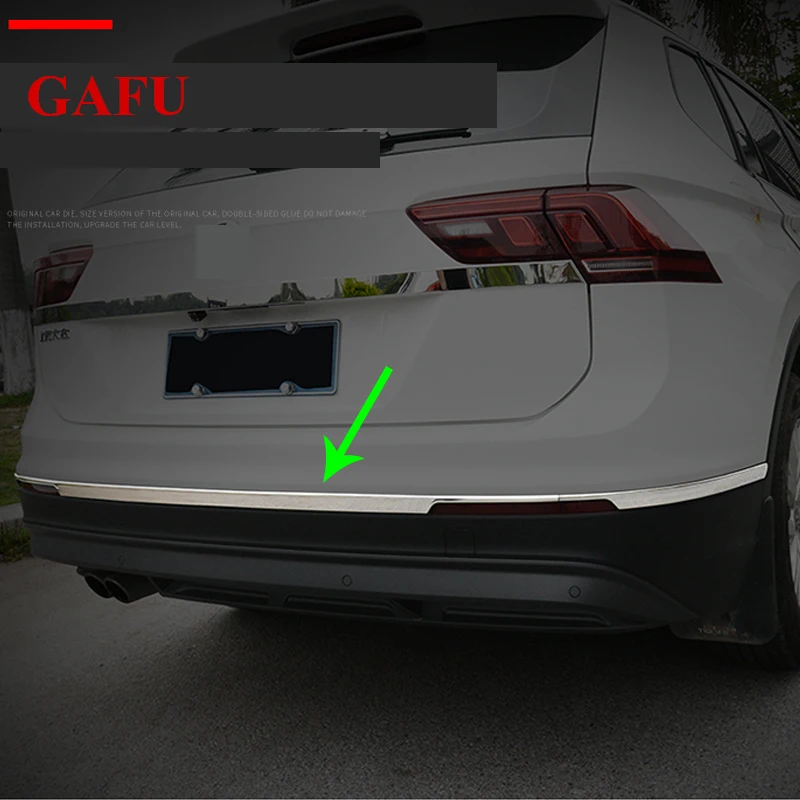 

Автомобильные аксессуары для VW TIGUAN MK2 2022 2021 2020 2019 2017 наклейка на задний бампер из нержавеющей стали наклейка на заднюю дверь