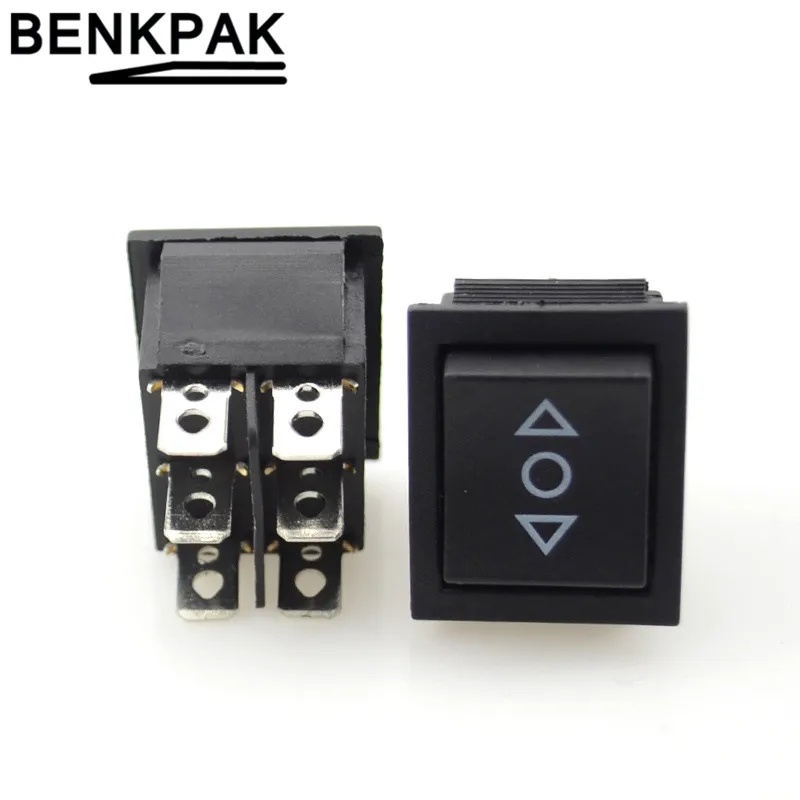 6-контактный мгновенный кулисный переключатель двухсторонний пружинный возврат
