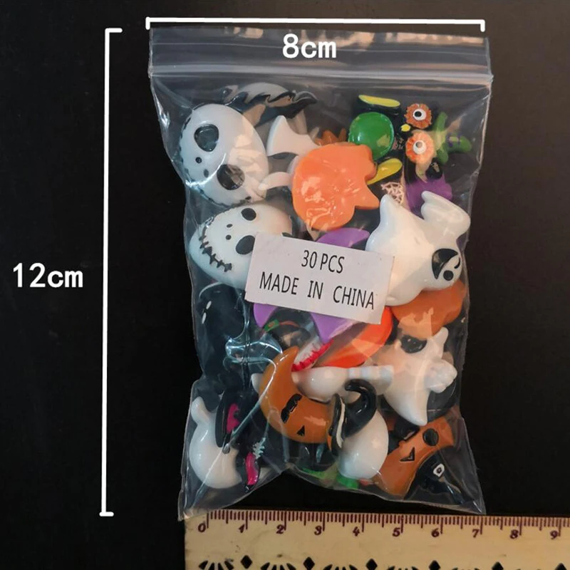 30 шт. микс DIY Хэллоуин серии Полимерные Подвески Flatback призрак тыква кабошон