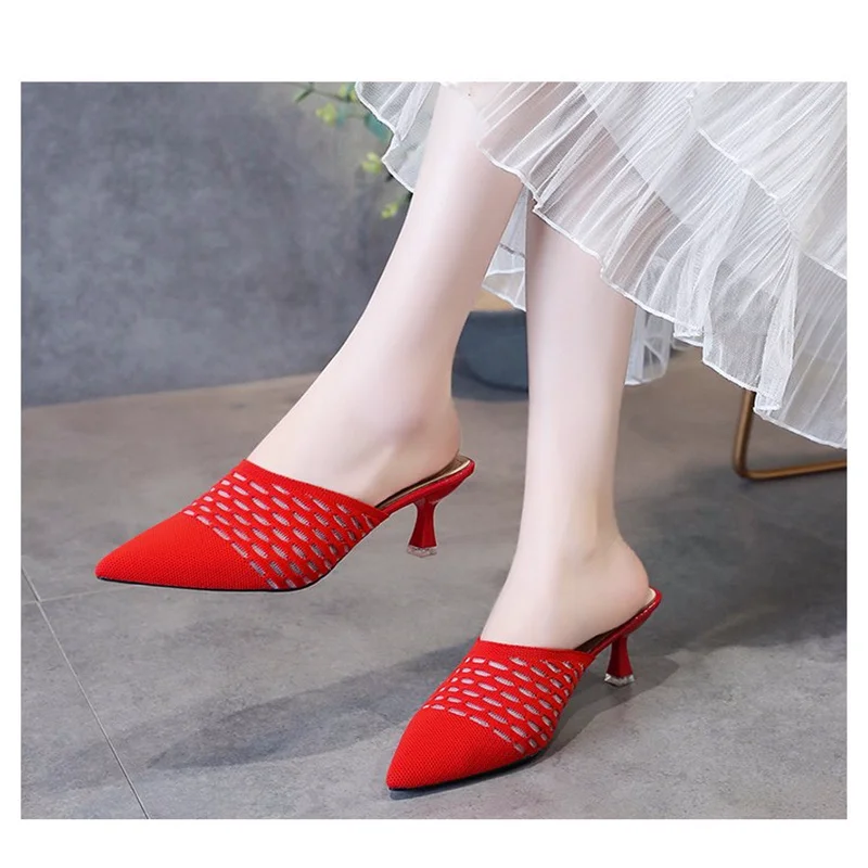 

New Brand Women's SlippersPointed Slippers Women's Sandals Low-heeled Women's Slippers Shoes Women Sandals Slippers Women