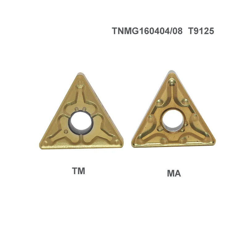 TNMG 160404 MA T9125 твердосплавные вставки TNMG 160408 TM TungalTNMG160412 токарный станок с ЧПУ инструменты внешняя Поворотная лопасть инструменты для стали